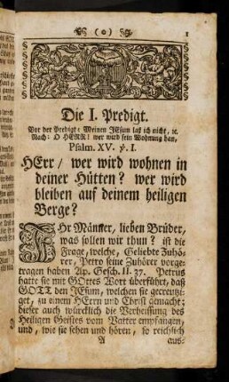 1-316, Erklärungen des XVden Psalmens