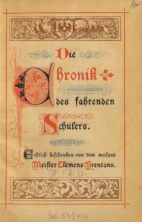 Die Chronik des fahrenden Schülers