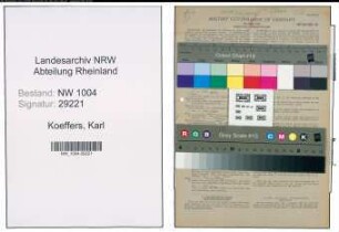 Entnazifizierung Karl Koeffers , geb. 07.01.1903 (Schweisser)