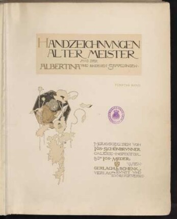 Bd. 5: Handzeichnungen alter Meister aus der Albertina und anderen Sammlungen