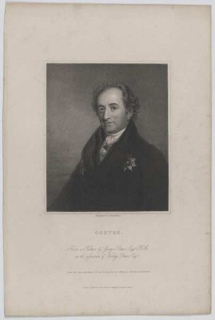 Bildnis des Johann Wolfgang von Goethe