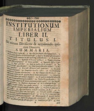 Titulus I. De rerum divisione ...