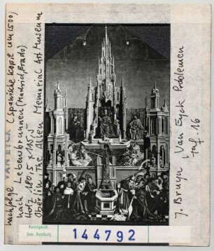 Jan van Eyck, Nachfolge: Spanische Kopie nach Lebensbrunnen (Madrid, Prado). Oberlin, The Allen Memorial Art Museum
