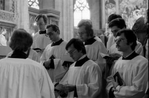 Freiburg: Pontifikalamt, Chorsänger