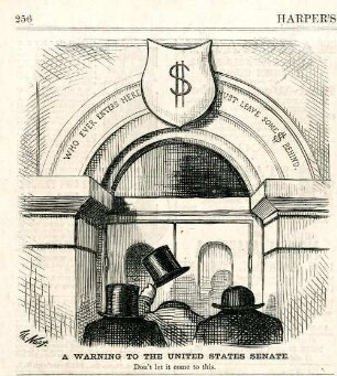 A warning to the United States Senate. Don't let it come to this : mehrere Männer möchten das Senatsgebäude betreten