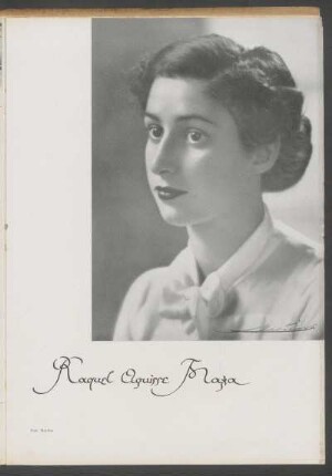 [Fotografía de] Raquel Aguirre Maza