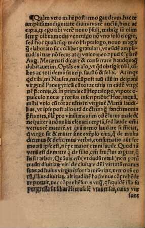 Friderici Navseae Blancicampiani, Ecclesiastae Mogvntini, In Septem Gloriosis. Deiparae Virginis Mariae Ferias Heptalogvs