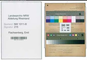 Entnazifizierung Emil Flachsenberg , geb. 23.01.1904 ()
