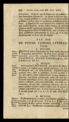 Tit. XVI. De Poena Temere Litigantium