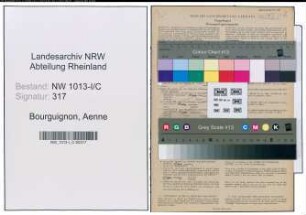 Entnazifizierung Aenne Bourguignon , geb. 19.06.1915 (Verkaeuferin)