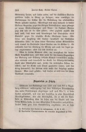 Disputation zu Leipzig.