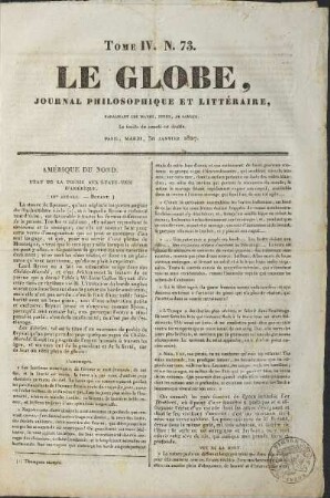 1827, 73: Heft