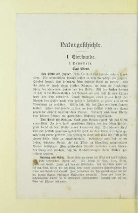 Naturgeschichte