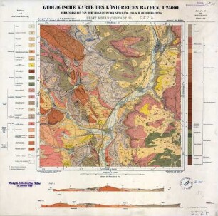 13 [5527] Mellrichstadt, Geologische Karte des Königreichs Bayern 1:25000