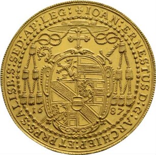 Münze, 4 Dukaten, 1687