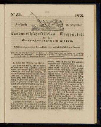 No 51. 1836. 16. Dezember