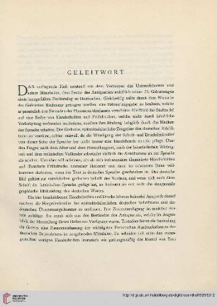 Geleitwort