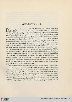 Geleitwort