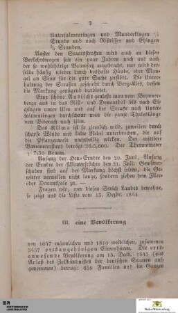 III. Bevölkerung