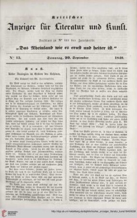 Nro. 13 (20. September)