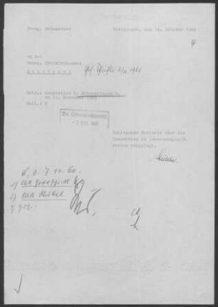 Schwenningen: Inspektionsbericht 1959