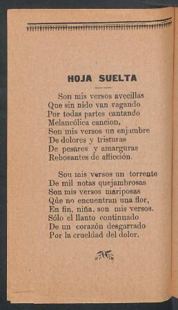 Hoja suelta