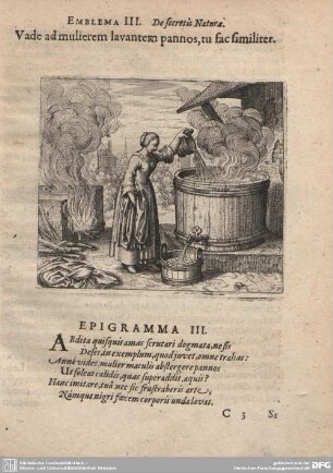 Emblema III. De secretis Naturae.