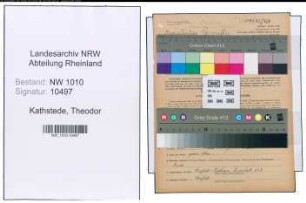Entnazifizierung Theodor Kathstede , geb. 02.10.1894 (Schneider)