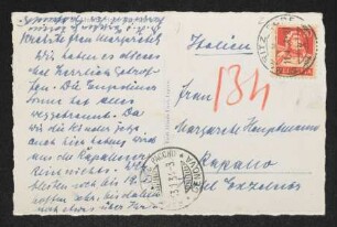 Brief von Gottfried Bermann Fischer an Margarete Hauptmann