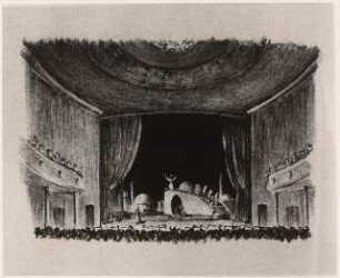 Staatstheater Kassel: Foto von Inv.Nr. 35796 (Ausschnitt): Ansicht »Opernszene«