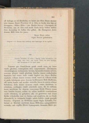 209. [Riksrådet till rådet i Danzig, om ransakning i ett skepp efter bref, dat. Stockholm d. 14 April 1502.]