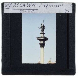 Warschau, Schlossplatz, Sigismundssäule