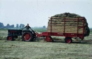 Fotografie: Futtererntetechnik, Ladewagen, Heuernte