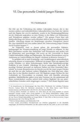 VI.1 Sichtbarkeit