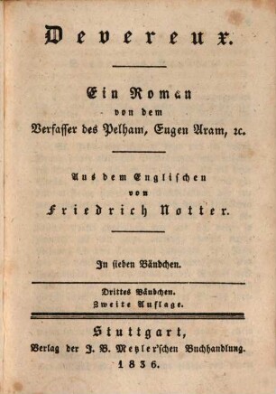Devereux : ein Roman, 3