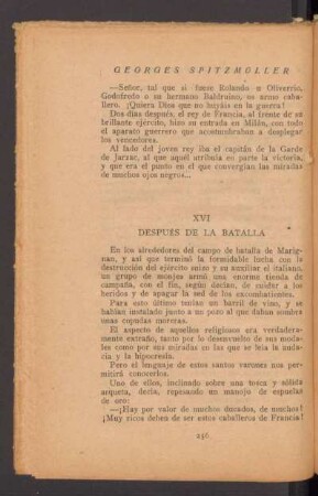 XVI - Después de la batalla