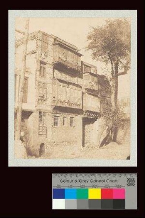 Cairo. Ein Haus mit Mashrabije-Fenstern