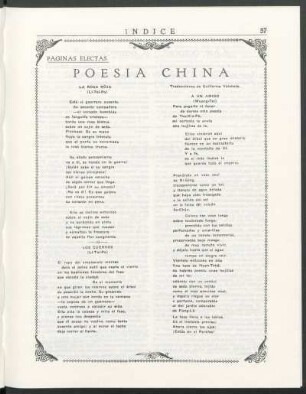 Páginas electas - Poesía China