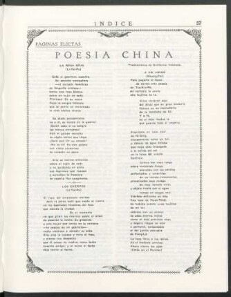 Páginas electas - Poesía China