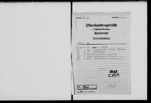 Stroh, Otto; Landgerichtsrat; geb. 14.7.1889 in Rastatt