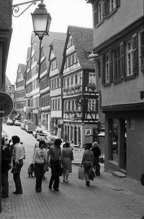 Tübingen: Giebelhäuser am Marktplatz