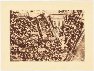 Gesamtbebauungsplan Ankara Teilbebauungsplan Altstadt: Grund- und Lageplan über Luftbildaufnahme 1:2000, Altstadt, Hamam Önü-Viertel zwischen dem Straßenzug d. Mukaddem C. und Hacet Tepe