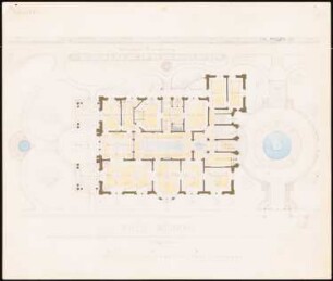Villa Rütgers, Berlin-Tiergarten Projekt 4: Grundriss EG