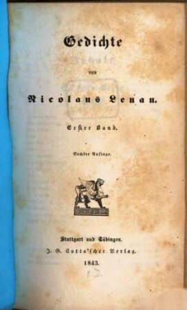 Gedichte, 1