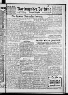 Dortmunder Zeitung. 1874-1939