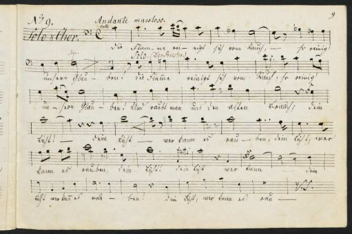 No. 9. Solo und Chor