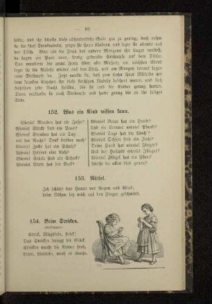 154. Beim Stricken.