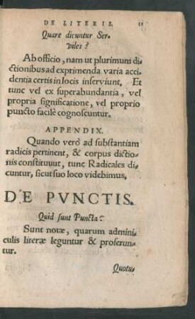 De Punctis.