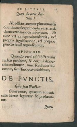 De Punctis.