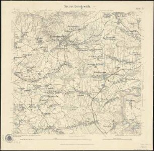 Äquidistantenkarte 61 : Section Geringswalde, 1900 : Section Geringswalde. - 1:25000. - Leipzig: Giesecke & Devrient, 1900. - 1 Kt.